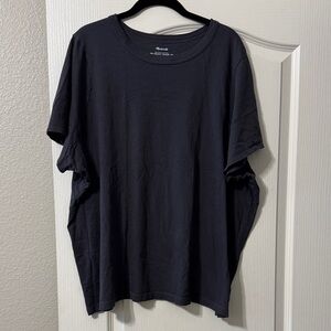 Madewell 3X Dark Gray Short Sleeve Tee